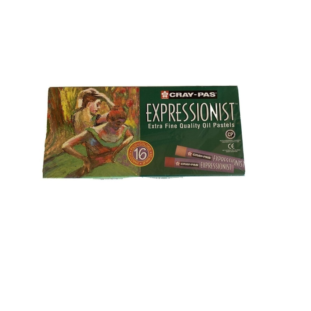 Sakura Cray-Pas Expressionist Oil Pastels 16 Assorted Colors Extra Fine Quality